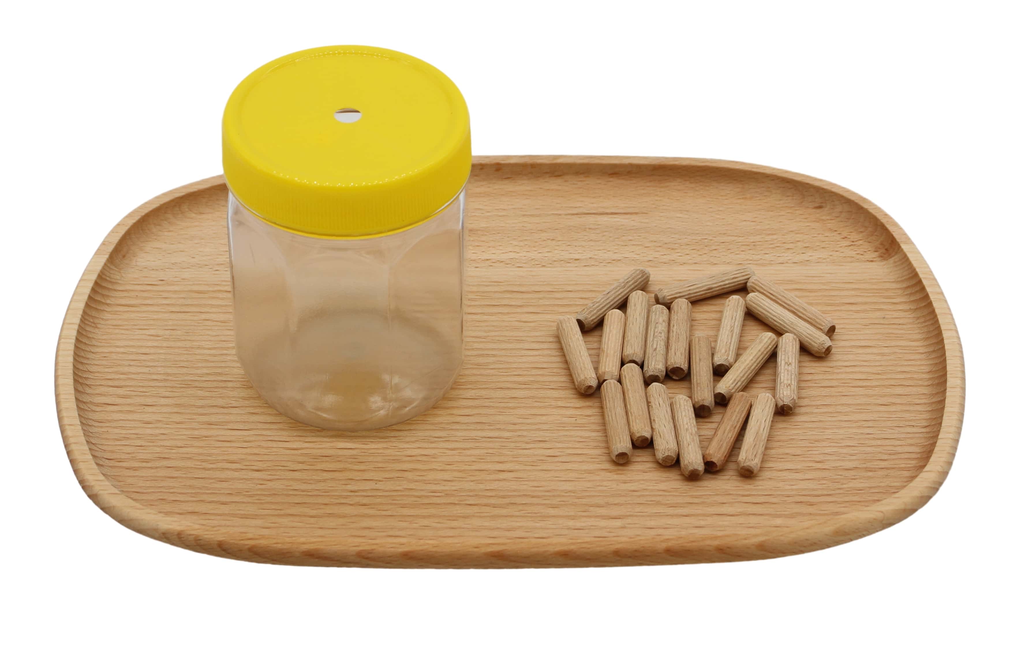 Vhazování předmětů o průměru 6 mm