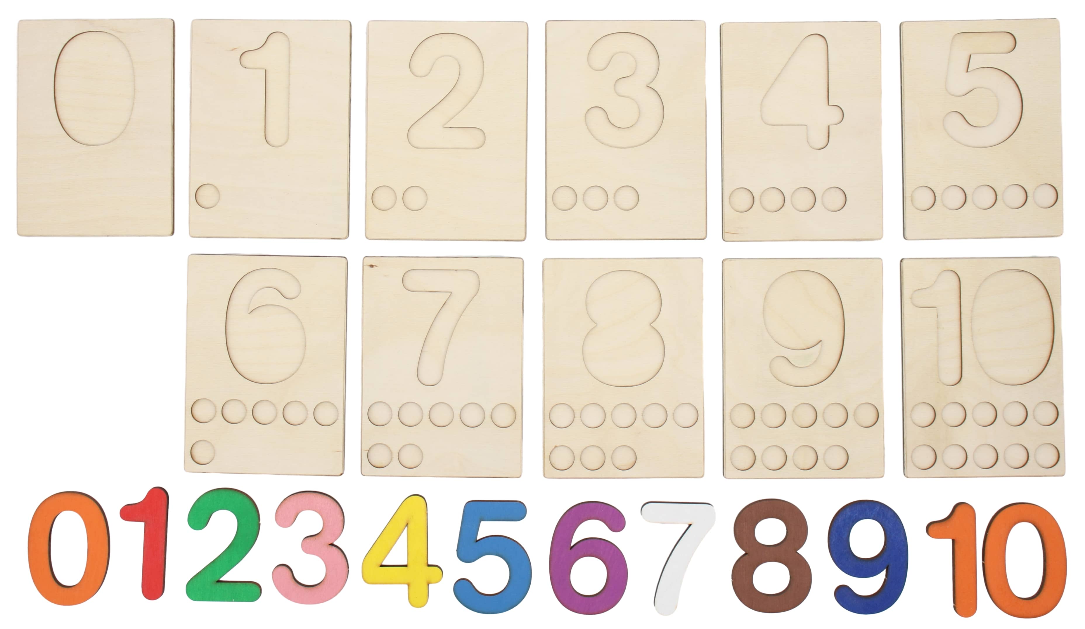 Vkládačky berušek, figurek a perel (0-10)