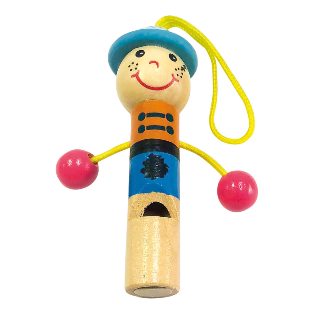 Dřevěná píšťalka panáček