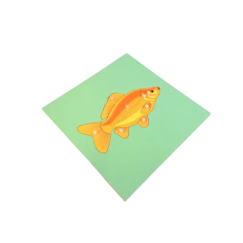 Dřevěné puzzle Ryba s kostrou