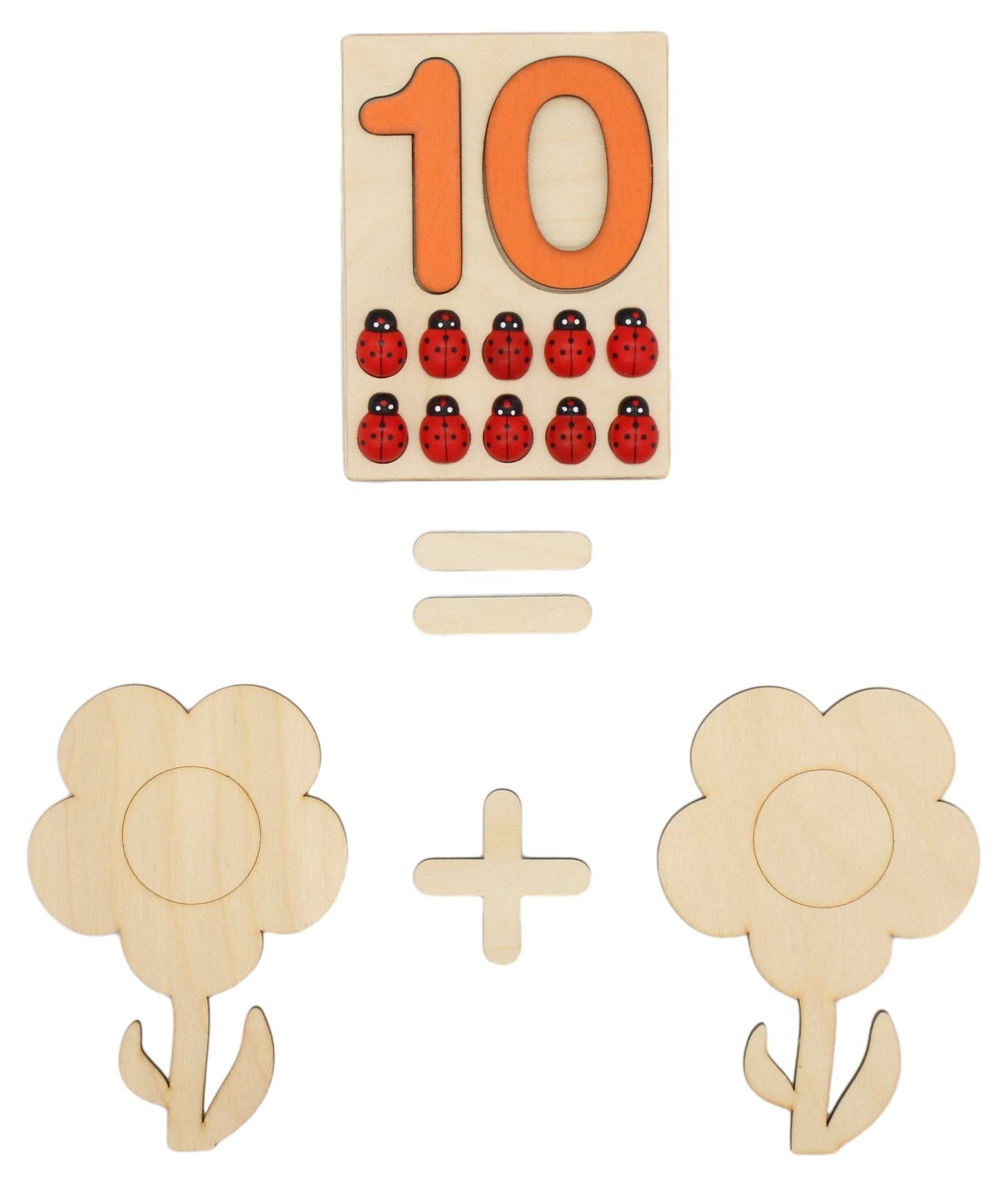 Kytičky na rozklad čísel sada