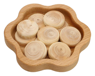 Dřevěná kolečka 30 mm - sada 10 kusů